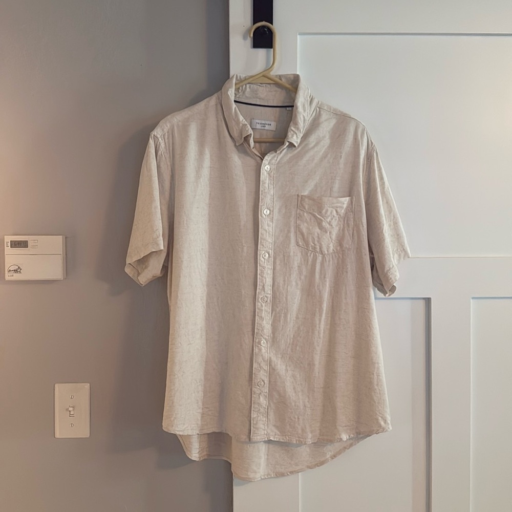 Men’s Linen “7 Diamonds” Brand Shirt